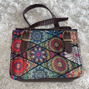 ✨NEW✨ Paisley Print Leather Box Purse